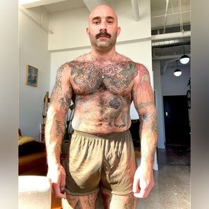 Green army training silkies size large 3 inch